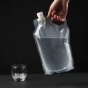 2L BPA-free Clear Flexible Small Drinking Water Tank for Outdoor Camping Plastic Storage Bag